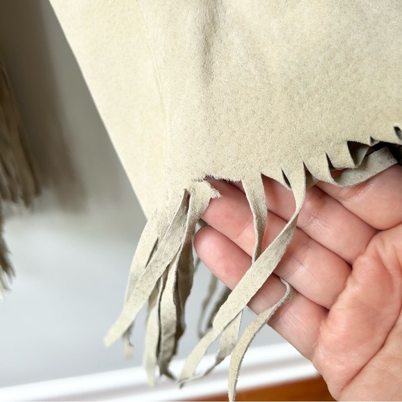 Vintage BB Dakota fringed cropped women’s genuine suede jacket - Picture 9 of 10